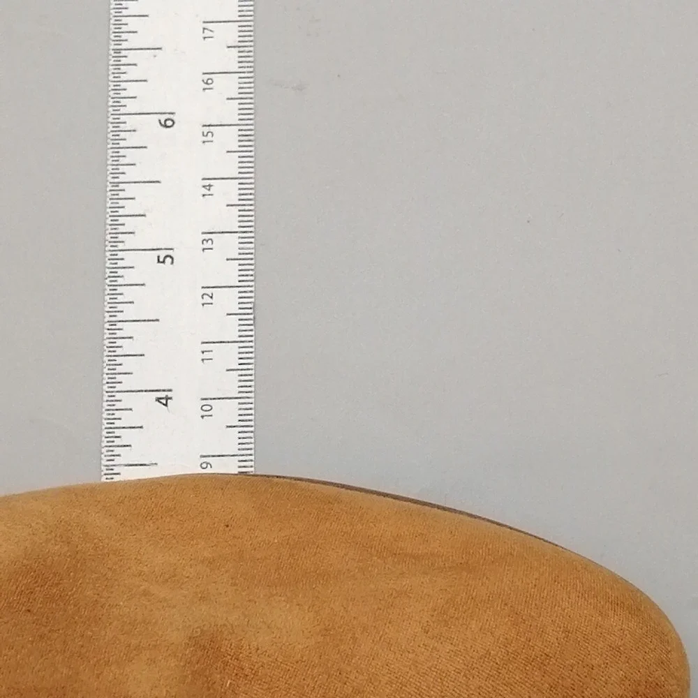 Old Navy Womens Western Ankle Boot Tan Cuban Heel Side Zip Pointed Toe 7